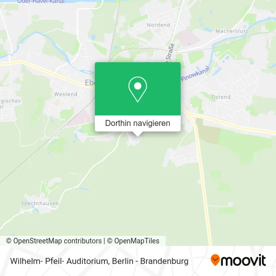 Wilhelm- Pfeil- Auditorium Karte