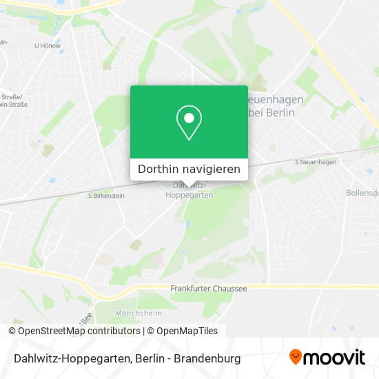 Dahlwitz-Hoppegarten Karte