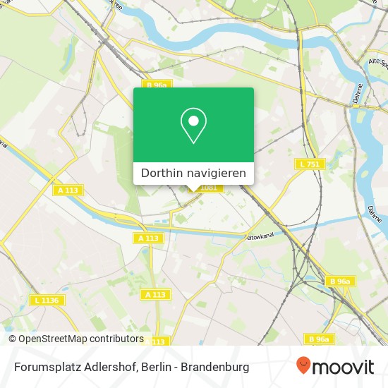 Forumsplatz Adlershof Karte