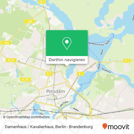 Damenhaus / Kavalierhaus Karte