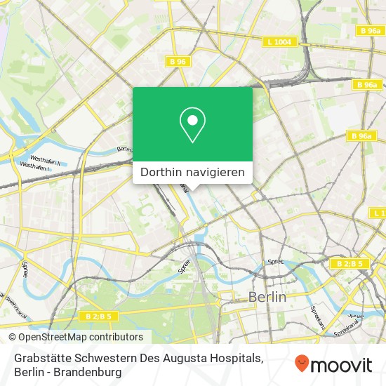 Grabstätte Schwestern Des Augusta Hospitals Karte