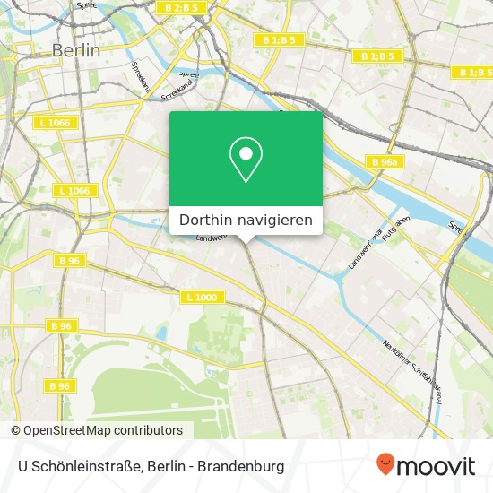 U Schönleinstraße Karte