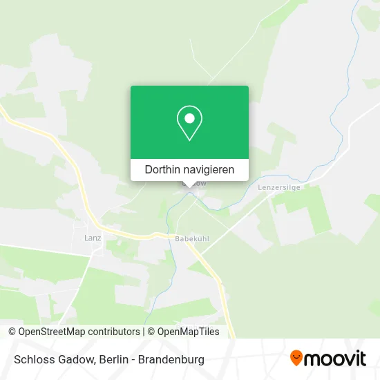 Schloss Gadow Karte