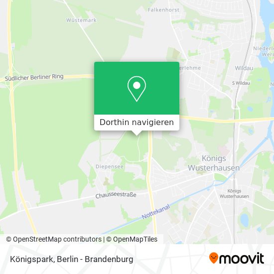 Königspark Karte