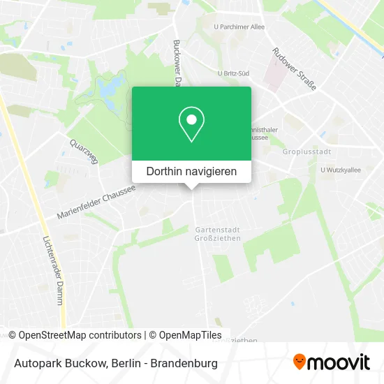 Autopark Buckow Karte