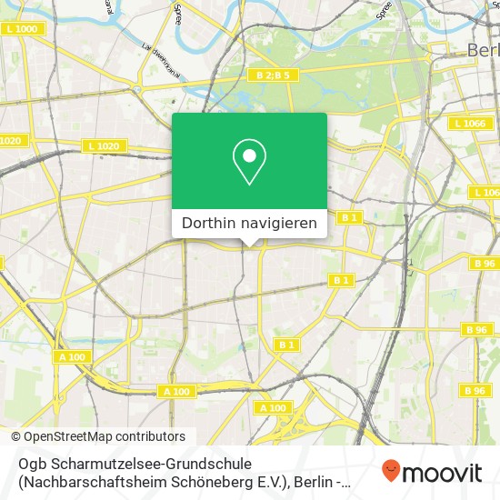 Ogb Scharmutzelsee-Grundschule (Nachbarschaftsheim Schöneberg E.V.) Karte