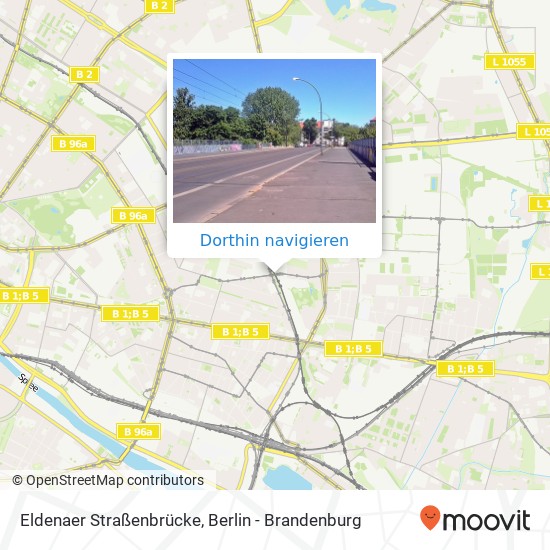 Eldenaer Straßenbrücke Karte