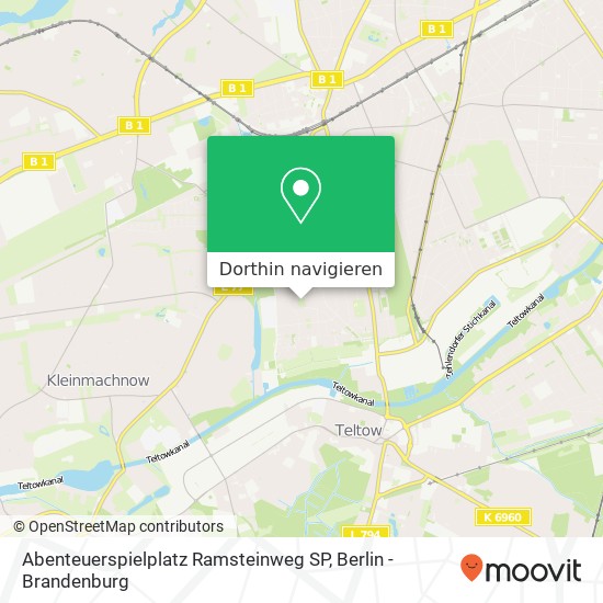 Abenteuerspielplatz Ramsteinweg SP Karte
