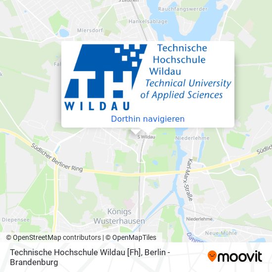 Technische Hochschule Wildau [Fh] Karte