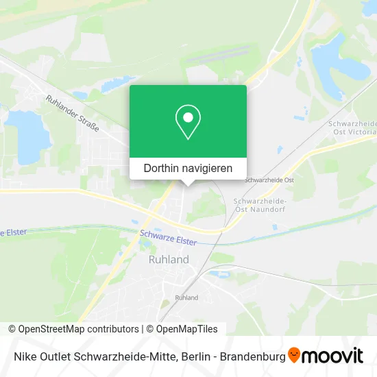 Nike Outlet Schwarzheide-Mitte Karte