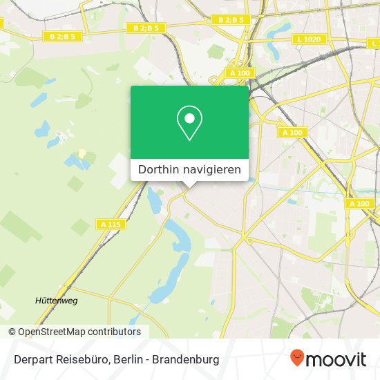 Derpart Reisebüro Karte