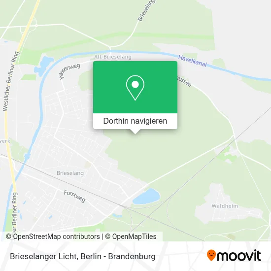 Brieselanger Licht Karte