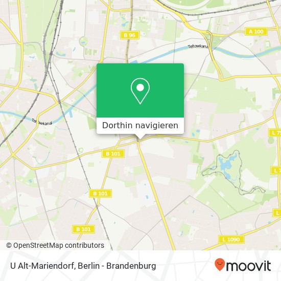 U Alt-Mariendorf Karte