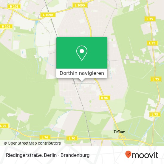 Riedingerstraße Karte