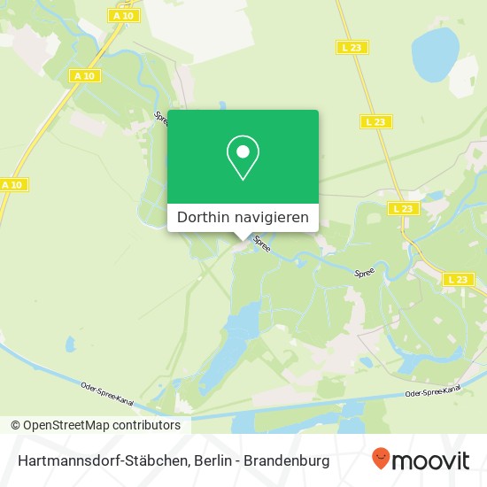 Hartmannsdorf-Stäbchen Karte