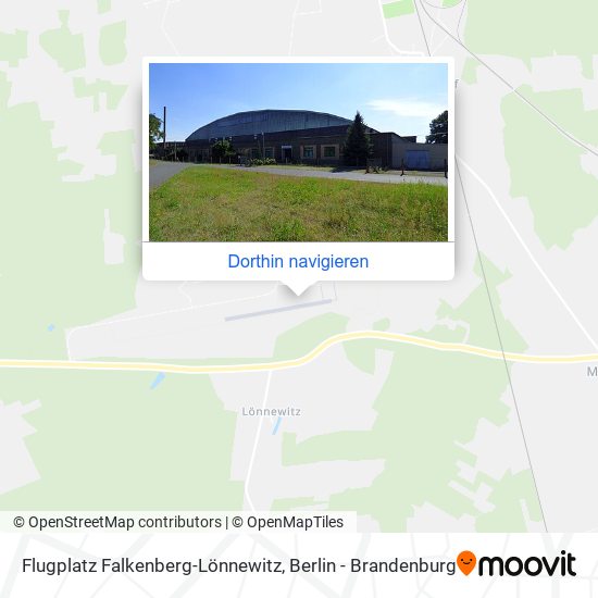 Flugplatz Falkenberg-Lönnewitz Karte