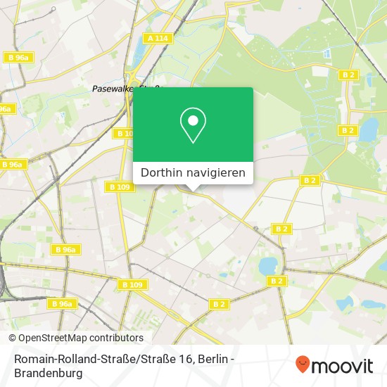 Romain-Rolland-Straße / Straße 16 Karte