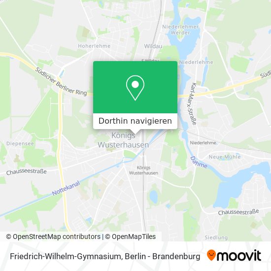 Friedrich-Wilhelm-Gymnasium Karte