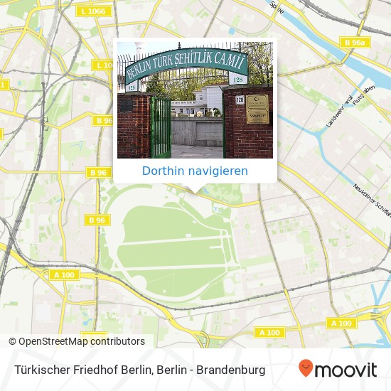 Türkischer Friedhof Berlin Karte