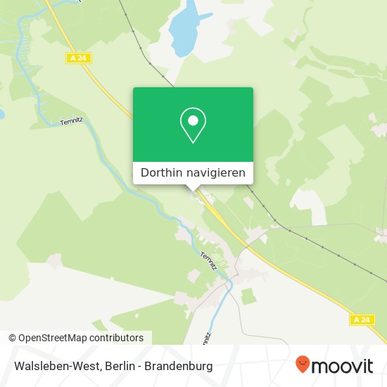 Walsleben-West Karte