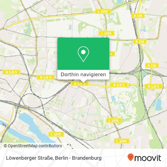 Löwenberger Straße Karte