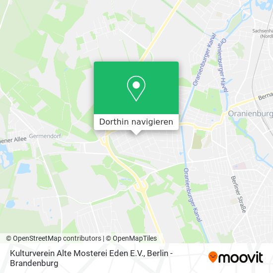Kulturverein Alte Mosterei Eden E.V. Karte