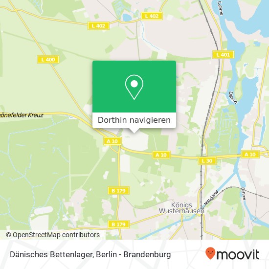 Dänisches Bettenlager Karte