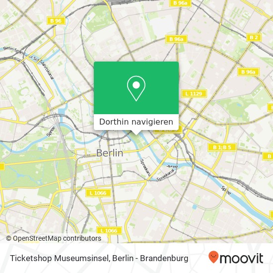 Ticketshop Museumsinsel Karte