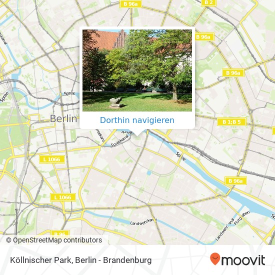 Köllnischer Park Karte