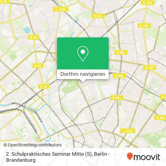 2. Schulpraktisches Seminar Mitte Karte