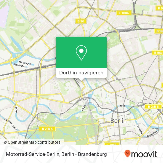 Motorrad-Service-Berlin Karte