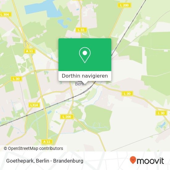 Goethepark Karte