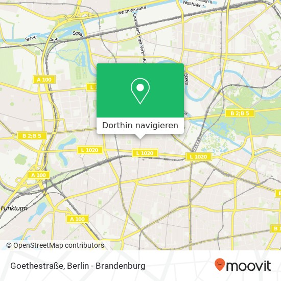 Goethestraße Karte