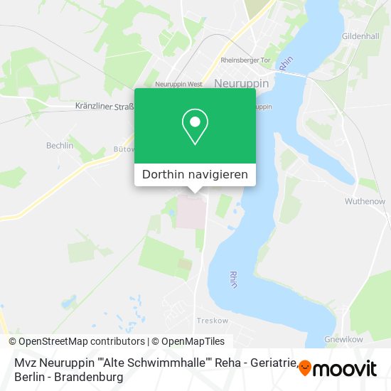 Mvz Neuruppin ""Alte Schwimmhalle"" Reha - Geriatrie Karte