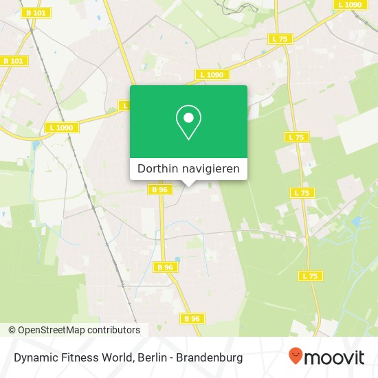 Dynamic Fitness World Karte