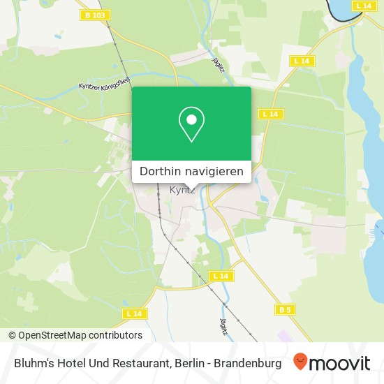 Bluhm's Hotel Und Restaurant Karte