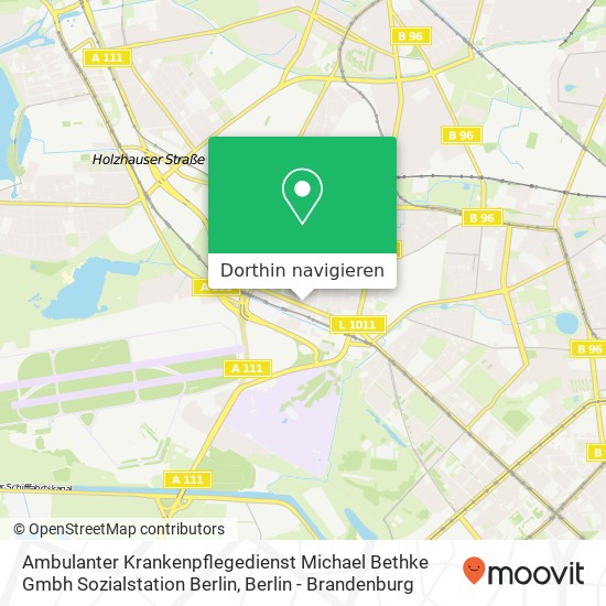 Ambulanter Krankenpflegedienst Michael Bethke Gmbh Sozialstation Berlin Karte