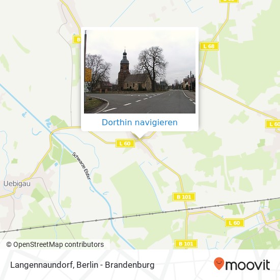 Langennaundorf Karte