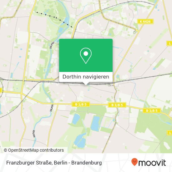 Franzburger Straße Karte