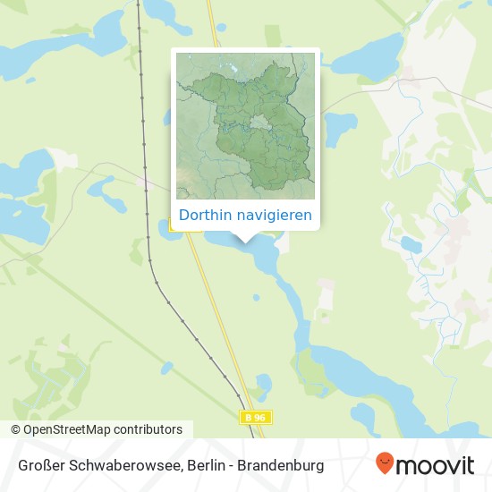 Großer Schwaberowsee Karte