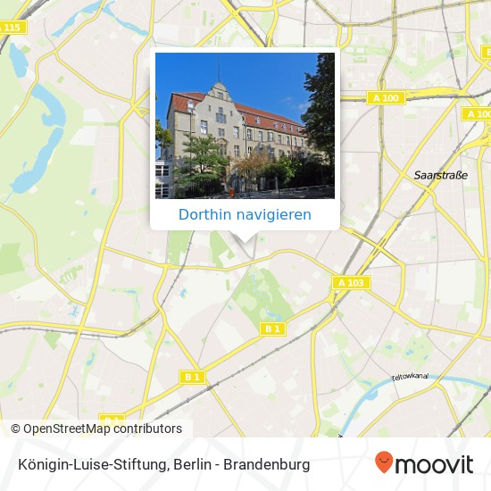 Königin-Luise-Stiftung Karte