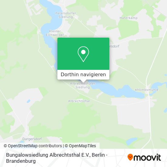Bungalowsiedlung Albrechtsthal E.V. Karte