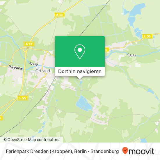 Ferienpark Dresden (Kroppen) Karte