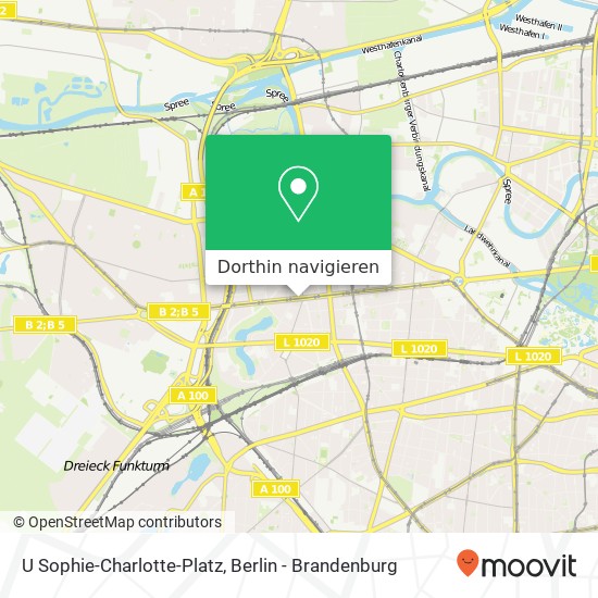 U Sophie-Charlotte-Platz Karte