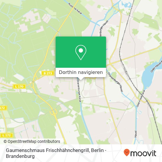 Gaumenschmaus Frischhähnchengrill Karte