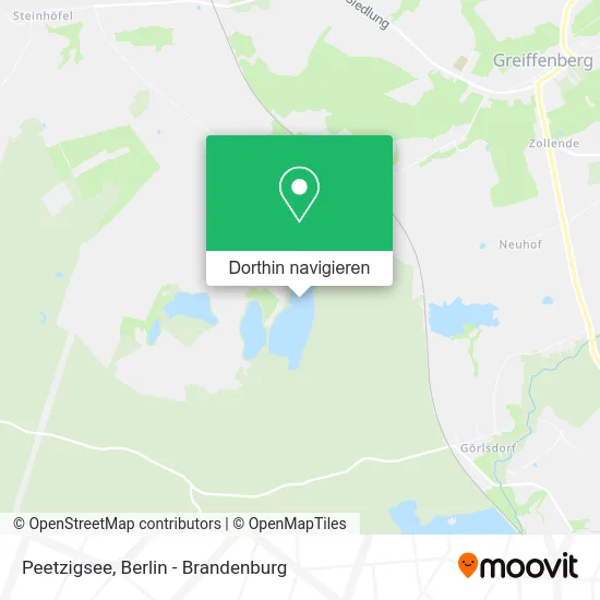 Peetzigsee Karte