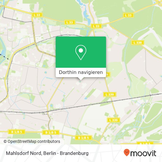 Mahlsdorf Nord Karte