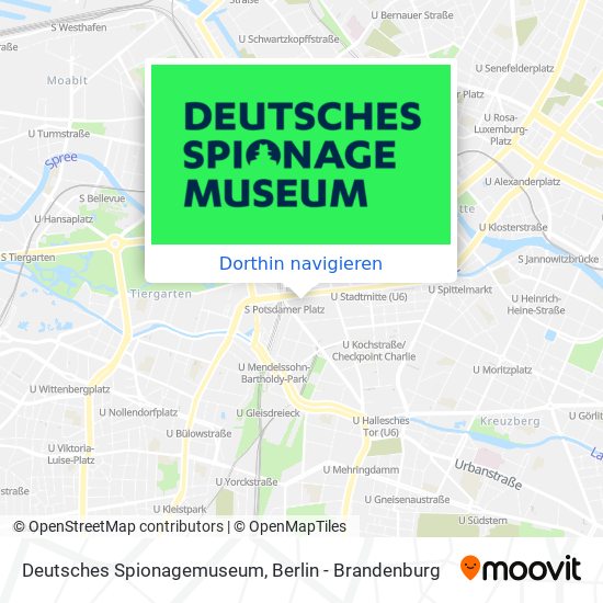 Deutsches Spionagemuseum Karte