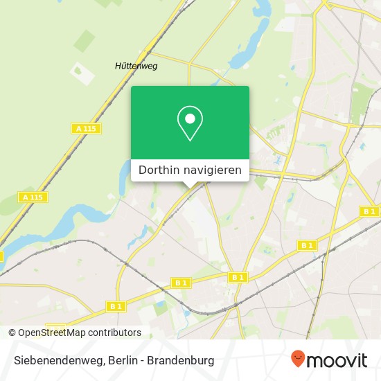 Siebenendenweg Karte