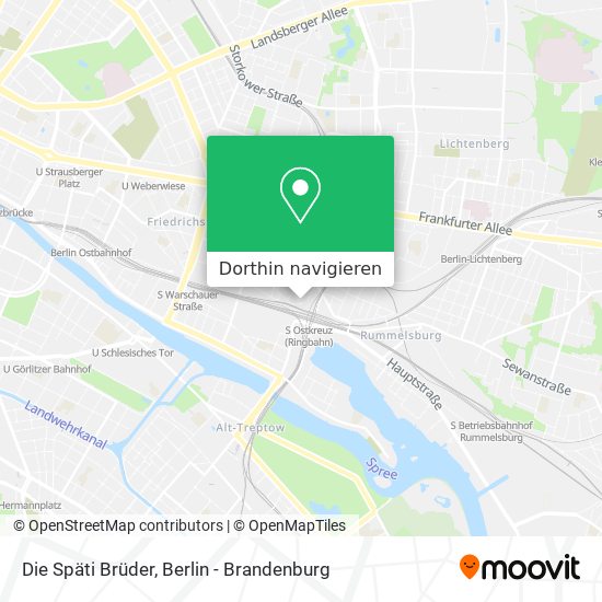 Die Späti Brüder Karte